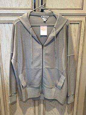 New Boutique Hooded Zip-Up Jacket